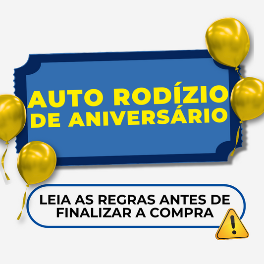 Auto Rodízio - Aniversariante e convidados